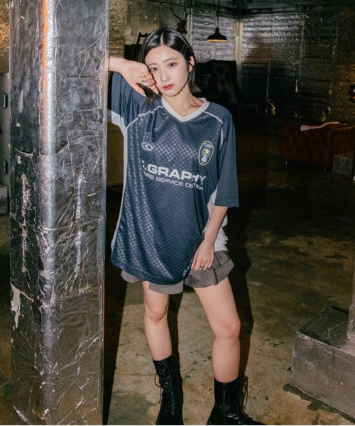 codegraphy(コードグラフィー)の「24H Sports SHORT SLEEVE Jersey T-Shirt(Tシャツ/カットソー・メンズ・ネイビー/ホワイト/ピンク/ライトブルー・SMALL/LARGE/MEDIUM)」の7枚目の写真