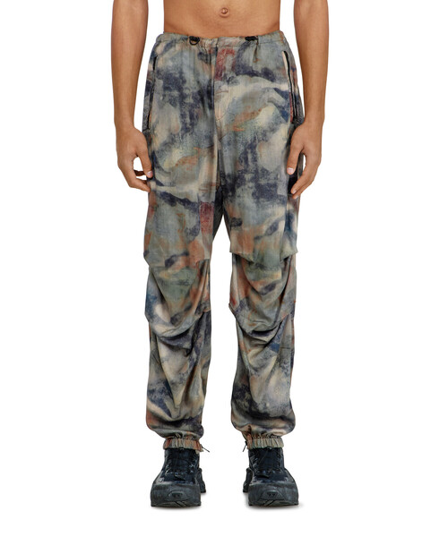 DIESEL(ディーゼル)の「メンズ パンツ P-STITCH-TKBZ(カーゴパンツ・メンズ・ブルー系その他・LARGE/SMALL/MEDIUM/X-LARGE)」の4枚目の写真