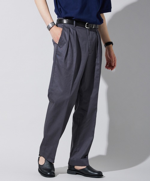 JOURNAL STANDARD(ジャーナルスタンダード)の「【ZOZO限定】COLOR 2TUCK CHINO / ツータックチノパンツ/ショート丈対応(チノパンツ・メンズ・ベージュ/ブラック/ダークネイビー/ナチュラル/チャコールグレー/ダークグレー/ワインレッド/カーキ・S/XS/XL/L/M/XS-Short/S-Short/M-Short/L-Short/XL-Short)」の4枚目の写真
