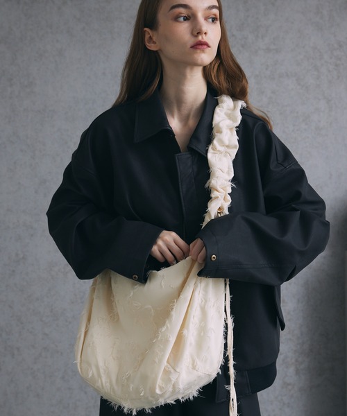 【Spielio】fringe gathered shoulder bag/フリンジギャザーショルダーバッグの14枚目の写真