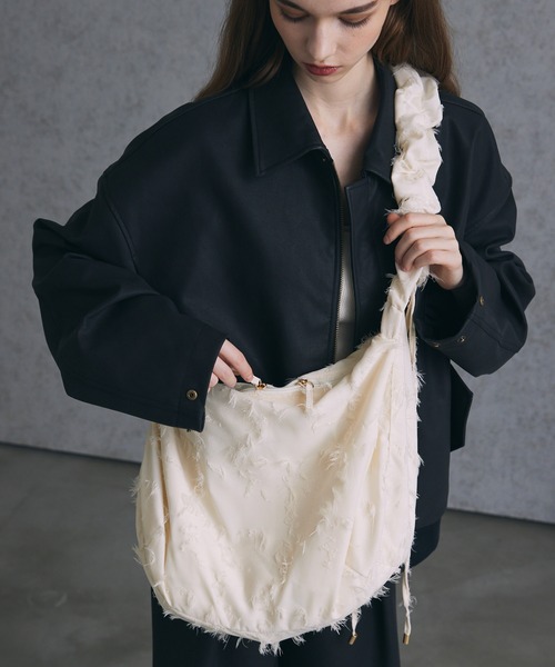 【Spielio】fringe gathered shoulder bag/フリンジギャザーショルダーバッグの16枚目の写真