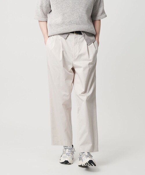 BEAUTY&YOUTH UNITED ARROWS(ビューティーアンドユースユナイテッドアローズ)の「ネオ チノ バギー トラウザー NO.9(チノパンツ・メンズ・ベージュ/ダークグレー/オフホワイト・XL/L/S/M)」の2枚目の写真