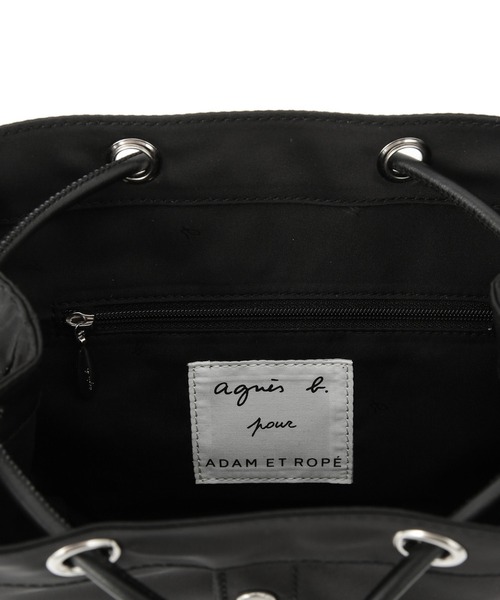 agnes b.(アニエスベー)の「【agnes b. pour ADAM ET ROPE'】PRESSION BAG(ハンドバッグ・レディース・ブラック/レッド/ベージュ・FREE)」の18枚目の写真