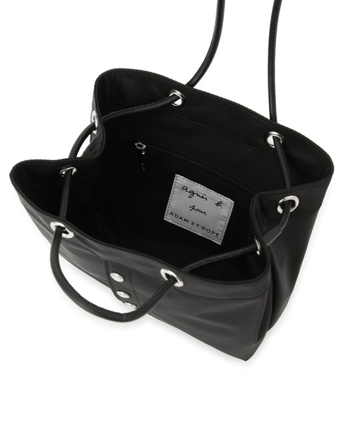 agnes b.(アニエスベー)の「【agnes b. pour ADAM ET ROPE'】PRESSION BAG(ハンドバッグ・レディース・ブラック/レッド/ベージュ・FREE)」の19枚目の写真