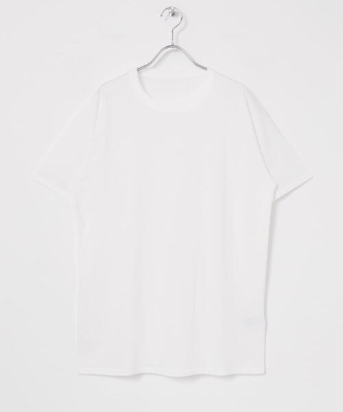 URBAN RESEARCH(アーバンリサーチ)の「『UR TECH』クルーネックTシャツ(Tシャツ/カットソー・メンズ・チャコールグレー/ブラック/ホワイト・MEDIUM/LARGE)」の6枚目の写真