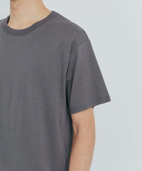 URBAN RESEARCH(アーバンリサーチ)の「『UR TECH』クルーネックTシャツ(Tシャツ/カットソー・メンズ・チャコールグレー/ブラック/ホワイト・MEDIUM/LARGE)」の12枚目の写真