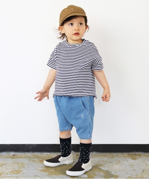 カットデニム サルエルショートパンツの2枚目の写真