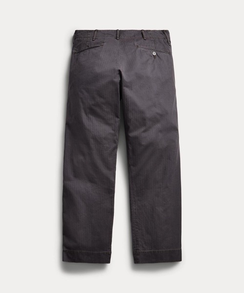 RRL(ダブル アール エル)の「ガーメントダイド ヘリンボーン フィールド パンツ(その他パンツ・メンズ・ブラック系1・28/30/30/32/32/32/33/32/34/32/29/30/30/30/31/30/32/30/36/32/38/32/34/30/40/32)」の5枚目の写真