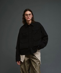 soerte | Multi pocket military shirt jacket/マルチポケットミリタリーシャツジャケット(ミリタリージャケット)