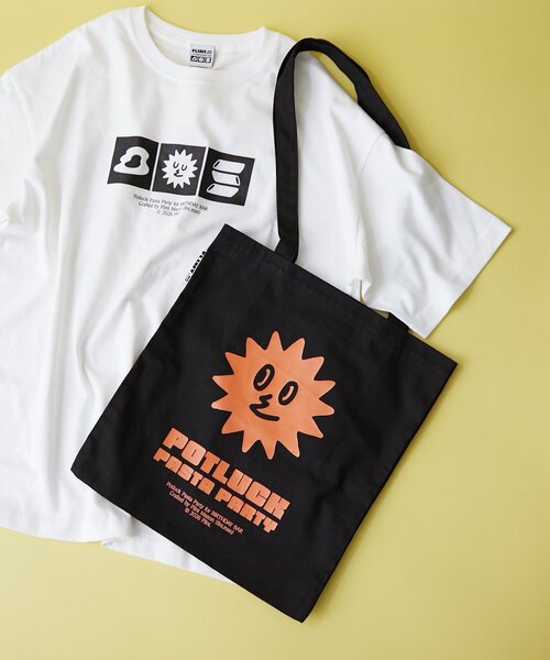BIRTHDAY BAR(バースデイバー)の「【クリエイター「FLINT MASON」× BIRTHDAY BAR 初コラボ!】POTLUCK PASTA PARTYトートバッグ(トートバッグ・レディース・ベージュ/オレンジ/ブラック/グリーン・0)」の19枚目の写真