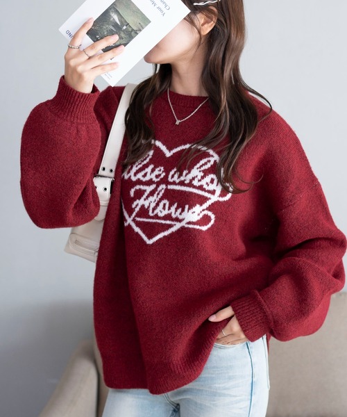 WEGO(ウィゴー)の「WEGO/フラッフィーグラフィックニットBIGプルオーバー(ニット/セーター・レディース・その他1/その他2/その他3/その他5/その他8/その他6/その他4/その他7/その他9/その他10/その他11/その他12・FREE)」の8枚目の写真