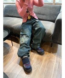 Desigual | ミッキー デニムロングトラウザー ディズニー 2026年春夏新作(デニムパンツ)