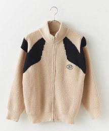 design drivers knit/ドライバーズニット 切替カラー