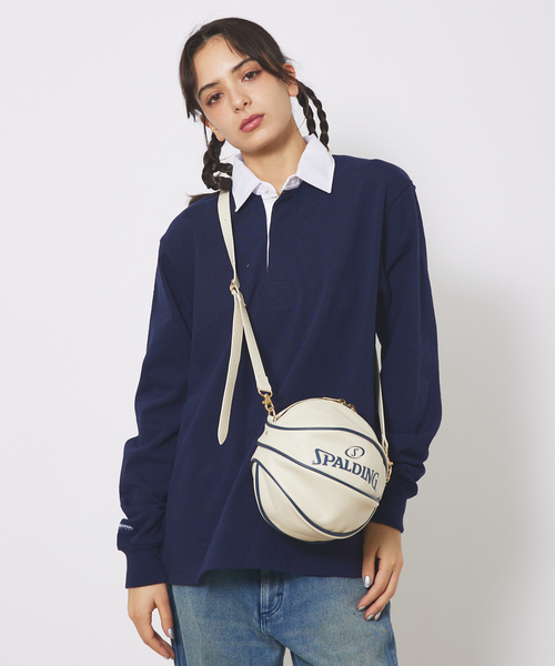 SPALDING(スポルディング)の「【SPALDING/スポルディング】バスケットボールバッグ 80979600/バッグ/ショルダー/ユニセックス【WEB限定】(ショルダーバッグ・メンズ・ホワイト/ブラック/ライトブラウン・フリー)」の1枚目の写真
