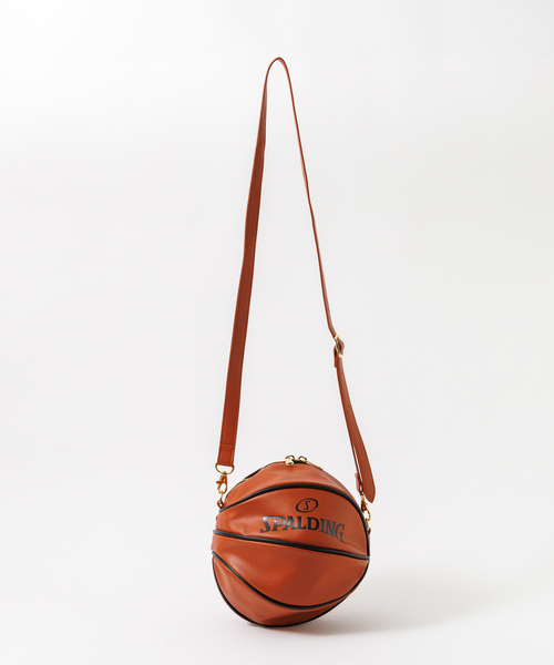 SPALDING(スポルディング)の「【SPALDING/スポルディング】バスケットボールバッグ 80979600/バッグ/ショルダー/ユニセックス【WEB限定】(ショルダーバッグ・メンズ・ホワイト/ブラック/ライトブラウン・フリー)」の4枚目の写真