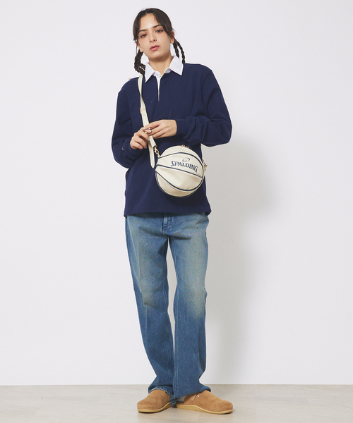 SPALDING(スポルディング)の「【SPALDING/スポルディング】バスケットボールバッグ 80979600/バッグ/ショルダー/ユニセックス【WEB限定】(ショルダーバッグ・メンズ・ホワイト/ブラック/ライトブラウン・フリー)」の8枚目の写真