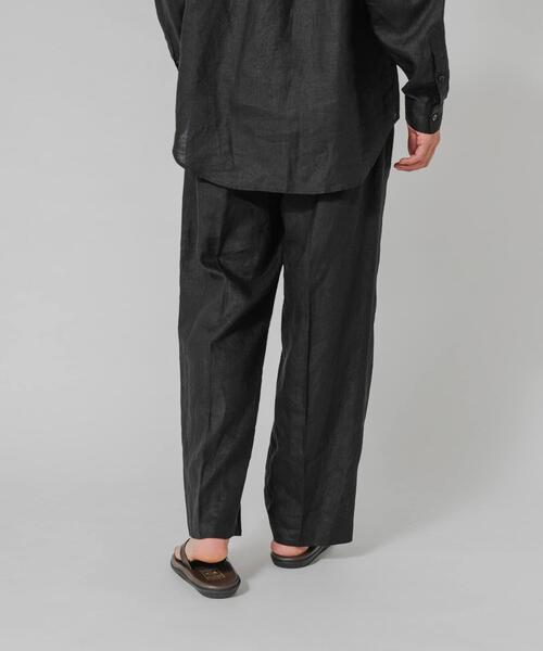 URBAN RESEARCH(アーバンリサーチ)の「LINEN WIDE EASY PANTS(その他パンツ・メンズ・ブラック/ベージュ/ネイビー・MEDIUM/LARGE)」の7枚目の写真