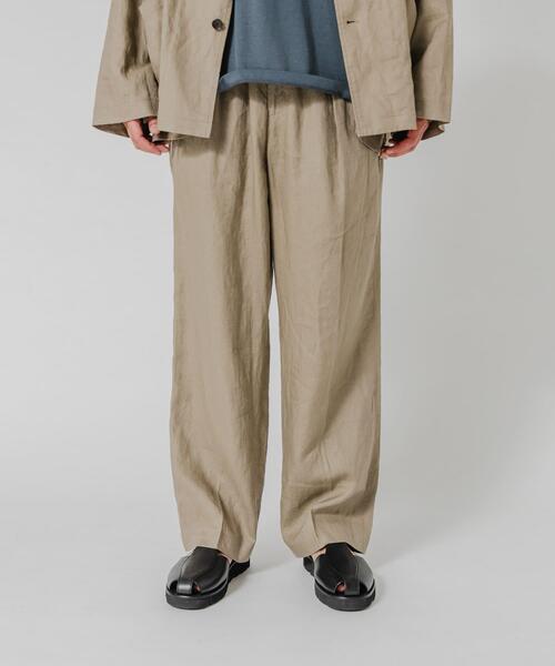 URBAN RESEARCH(アーバンリサーチ)の「LINEN WIDE EASY PANTS(その他パンツ・メンズ・ブラック/ベージュ/ネイビー・MEDIUM/LARGE)」の11枚目の写真
