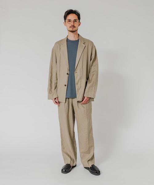 URBAN RESEARCH(アーバンリサーチ)の「LINEN WIDE EASY PANTS(その他パンツ・メンズ・ブラック/ベージュ/ネイビー・MEDIUM/LARGE)」の16枚目の写真