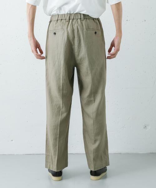 URBAN RESEARCH(アーバンリサーチ)の「LINEN WIDE EASY PANTS(その他パンツ・メンズ・ブラック/ベージュ/ネイビー・MEDIUM/LARGE)」の22枚目の写真
