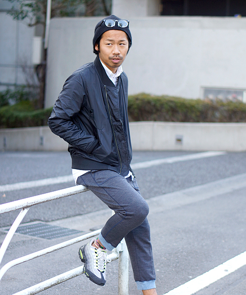 And A(アンドエー)の「MA-1 RIDERS LITE (ALPHA)/T0105(ブルゾン・メンズ・ブラック/オリーブ/ベージュ・MEDIUM/SMALL)」の18枚目の写真