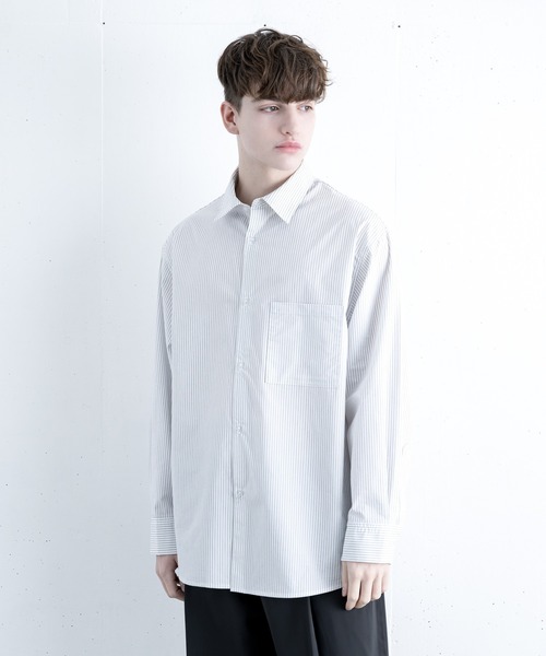 RELUX BASIC STRIPE SHIRT / リラックスベーシックストライプシャツの20枚目の写真