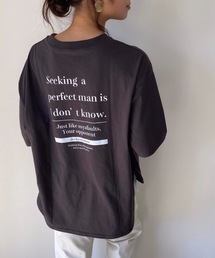 moment+ | バックビックロゴTシャツ(Tシャツ/カットソー)