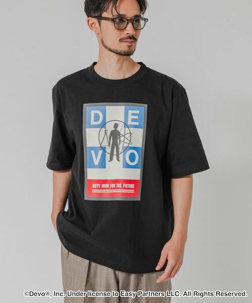 URBAN RESEARCH(アーバンリサーチ)の「URBAN RESEARCH iD DEVO DUTY NOWT-SHIRTS(Tシャツ/カットソー・メンズ・ブラック/ホワイト・LARGE/MEDIUM)」の1枚目の写真