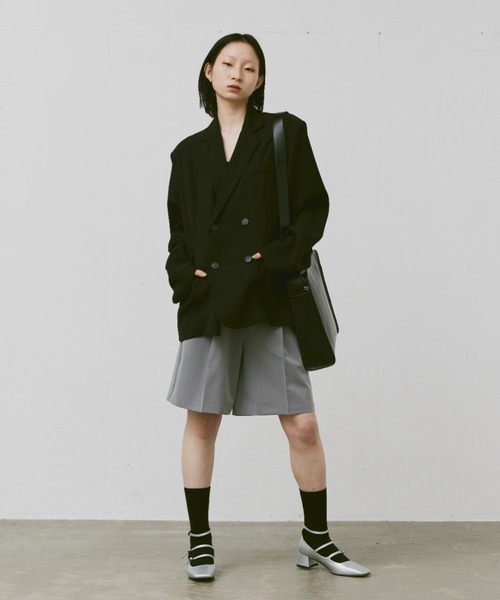 FEKETE(フェケテ)の「FEKETE LOGO VEGAN LEATHER BIG SHOULDER BAG / フェイクレザービッグショルダーバッグ(ショルダーバッグ・メンズ・ミント/ブラック/オフホワイト・FREE)」の21枚目の写真
