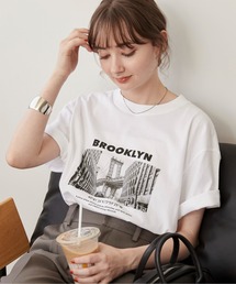 ANGIE | フォトプリント Tシャツ（半袖）(Tシャツ/カットソー)