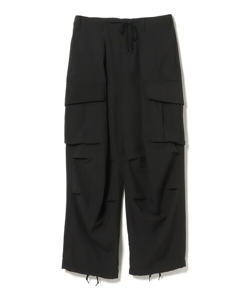 BEAMS HEART(ビームスハート)の「ワイド バルーン カーゴパンツ(吸水速乾・ユニセックス)(カーゴパンツ・メンズ・ダークブラウン/ネイビー/オリーブ/ブラック・LARGE/MEDIUM/SMALL)」の8枚目の写真
