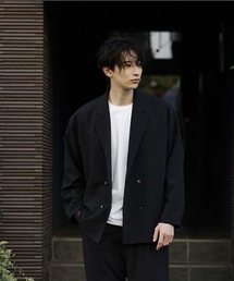 MK MICHEL KLEIN HOMME  | ビックシルエットジャケット／REFLAXウェザークロス(セットアップ)