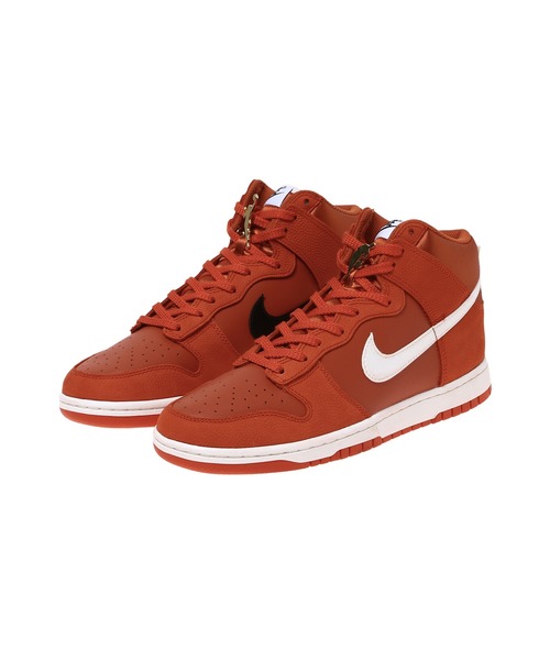 NIKE(ナイキ)の「NIKE DUNK HI RETRO PRM EMB / ダンク ハイ / DH8008-800(スニーカー・メンズ・オレンジ・26cm/26.5cm/27cm/27.5cm/28cm/28.5cm/29cm/25㎝/30cm)」の11枚目の写真