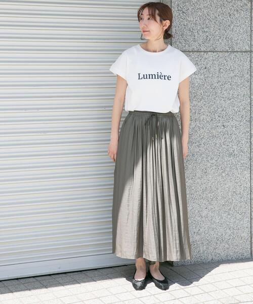 ITEMS URBANRESEARCH(アイテムズ アーバンリサーチ)の「クールコットンフレンチプルオーバー(Tシャツ/カットソー・レディース・ミント/グレー/ホワイト・FREE)」の20枚目の写真