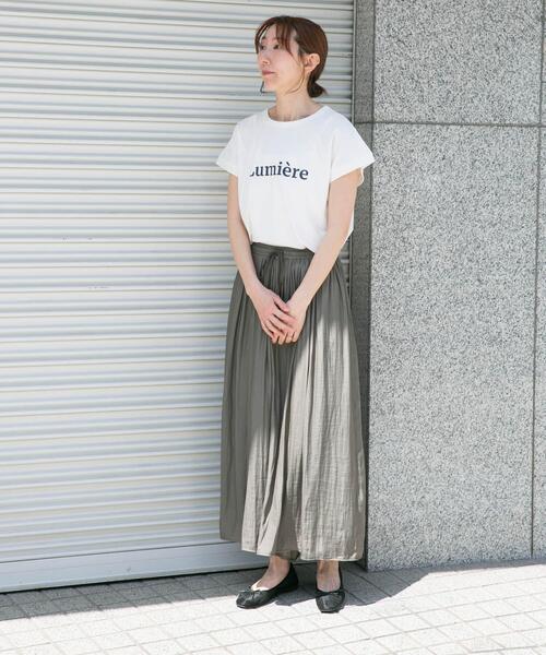 ITEMS URBANRESEARCH(アイテムズ アーバンリサーチ)の「クールコットンフレンチプルオーバー(Tシャツ/カットソー・レディース・ミント/グレー/ホワイト・FREE)」の18枚目の写真