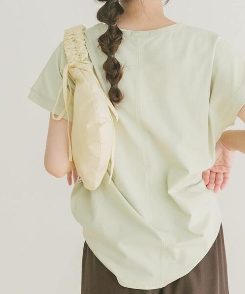 ITEMS URBANRESEARCH(アイテムズ アーバンリサーチ)の「クールコットンフレンチプルオーバー(Tシャツ/カットソー・レディース・ミント/グレー/ホワイト・FREE)」の8枚目の写真