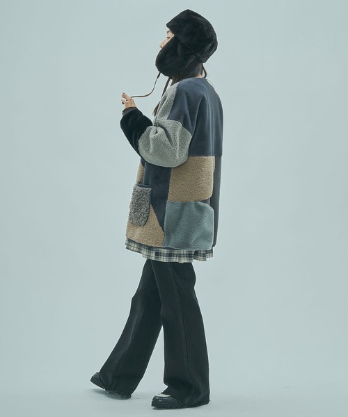 Odds(オッズ)の「(odds)USHANKA(キャップ・レディース・ブラウン/ブラック・ONE SIZE)」の5枚目の写真