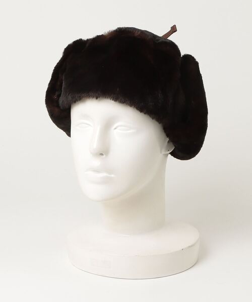 Odds(オッズ)の「(odds)USHANKA(キャップ・レディース・ブラウン/ブラック・ONE SIZE)」の17枚目の写真