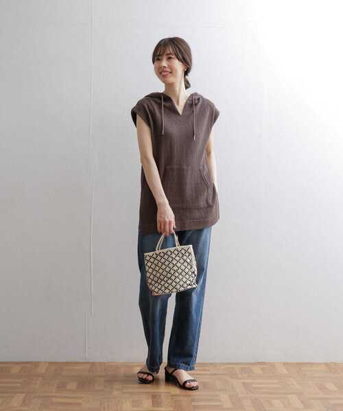 URBAN RESEARCH DOORS(アーバンリサーチドアーズ)の「デニムワイドパンツ(デニムパンツ・レディース・ワンウォッシュ/インディゴブルー・38/40/36)」の15枚目の写真