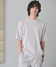 green label relaxing | BREEZY ペーパー 半袖 クルーネック ニット Tシャツ -ハンドウォッシャブル・抗菌・通気性-(ベスト)