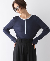 LEPSIM | リブヘンリーネックプルオーバー　134432(Tシャツ/カットソー)
