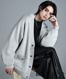 ADRER | 【24AW】extra quality heavy weight jacquard knit cardigan/エクストラクオリティヘビーウエイトジャガードニットカーディガン(カーディガン/ボレロ)