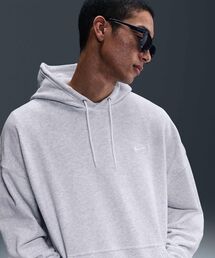 NIKE | ナイキ クラブ フリース メンズ オーバーサイズド フレンチ テリー プルオーバー パーカー / Nike Club Fleece Men's Oversized French Terry Pullover Hoodie HJ1817-051 Birch Heather(パーカー)