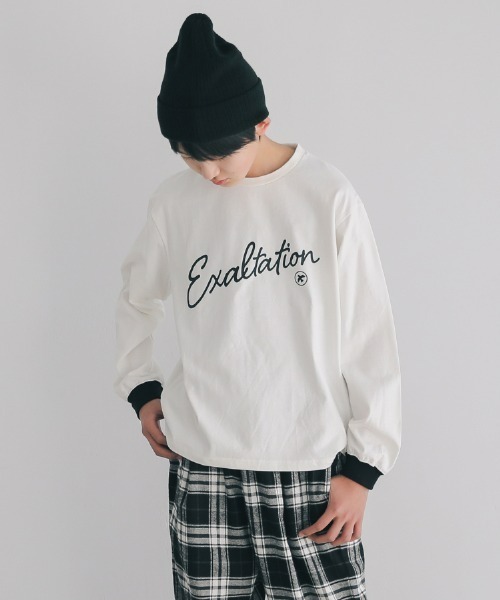jeans-b(ジーンズベー)の「Jeans-b/ジーンズベー スラッシュロングTシャツ(Tシャツ/カットソー・キッズ・オフホワイト/サンドベージュ/ブラック・160cm/140cm/150cm/130cm)」の17枚目の写真