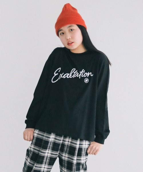 jeans-b(ジーンズベー)の「Jeans-b/ジーンズベー スラッシュロングTシャツ(Tシャツ/カットソー・キッズ・オフホワイト/サンドベージュ/ブラック・160cm/140cm/150cm/130cm)」の20枚目の写真