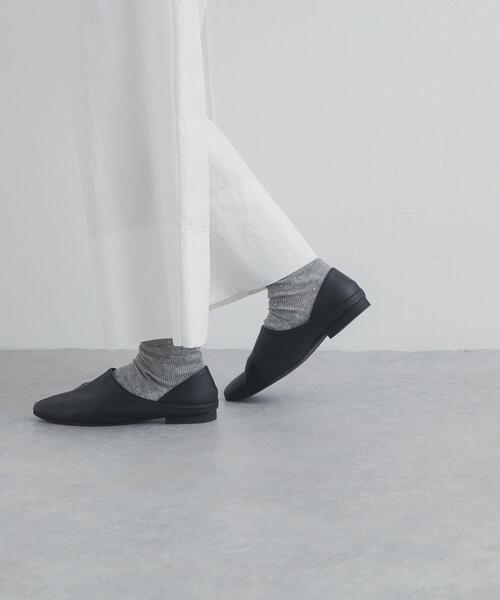 URBAN RESEARCH DOORS(アーバンリサーチドアーズ)の「ライトウェイトソフトバブーシュ(その他シューズ・レディース・ブラック/オフホワイト・38/36/37)」の11枚目の写真