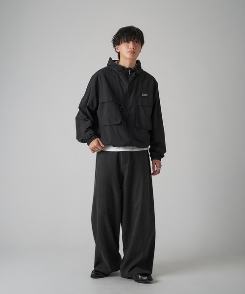 kutir(クティール)の「NYLON REVERSIBLE MOUNTAIN PARKER/ナイロンリバーシブルマウンテンパーカー(マウンテンパーカー・メンズ・ネイビー/ライトグレー/ブラック・LARGE/MEDIUM/SMALL)」の6枚目の写真