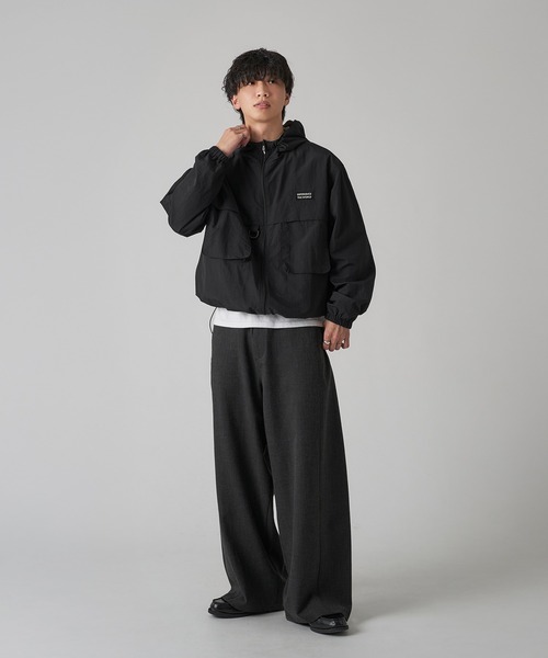 kutir(クティール)の「NYLON REVERSIBLE MOUNTAIN PARKER/ナイロンリバーシブルマウンテンパーカー(マウンテンパーカー・メンズ・ネイビー/ライトグレー/ブラック・LARGE/MEDIUM/SMALL)」の7枚目の写真