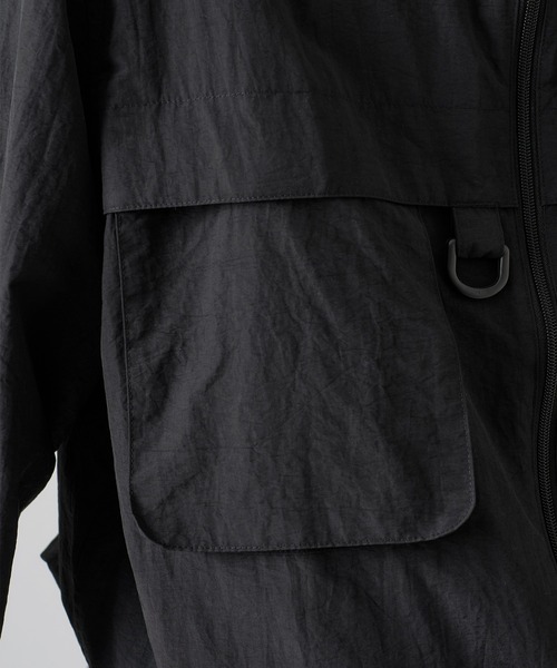 kutir(クティール)の「NYLON REVERSIBLE MOUNTAIN PARKER/ナイロンリバーシブルマウンテンパーカー(マウンテンパーカー・メンズ・ネイビー/ライトグレー/ブラック・LARGE/MEDIUM/SMALL)」の19枚目の写真