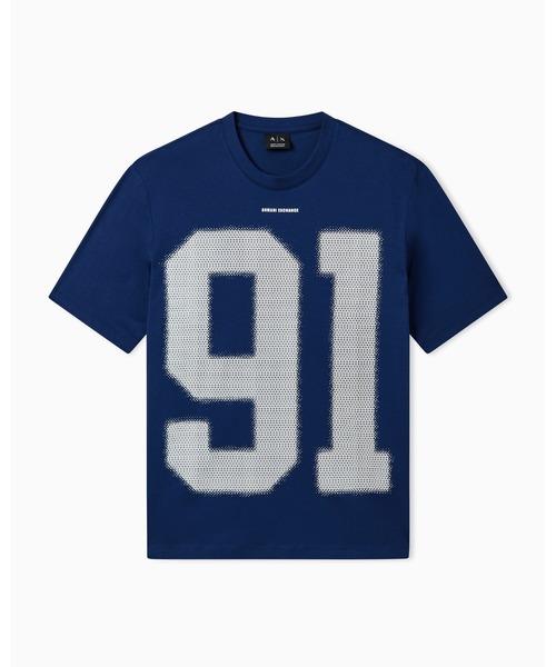 ARMANI EXCHANGE(アルマーニエクスチェンジ)の「【A|X アルマーニ エクスチェンジ】91ロゴ 半袖クルーネックTシャツ/REGULAR+(Tシャツ/カットソー・メンズ・ホワイト/グリーン/ピンク/インディゴブルー・X-LARGE/SMALL/MEDIUM/LARGE/XX-LARGE/X-SMALL)」の16枚目の写真